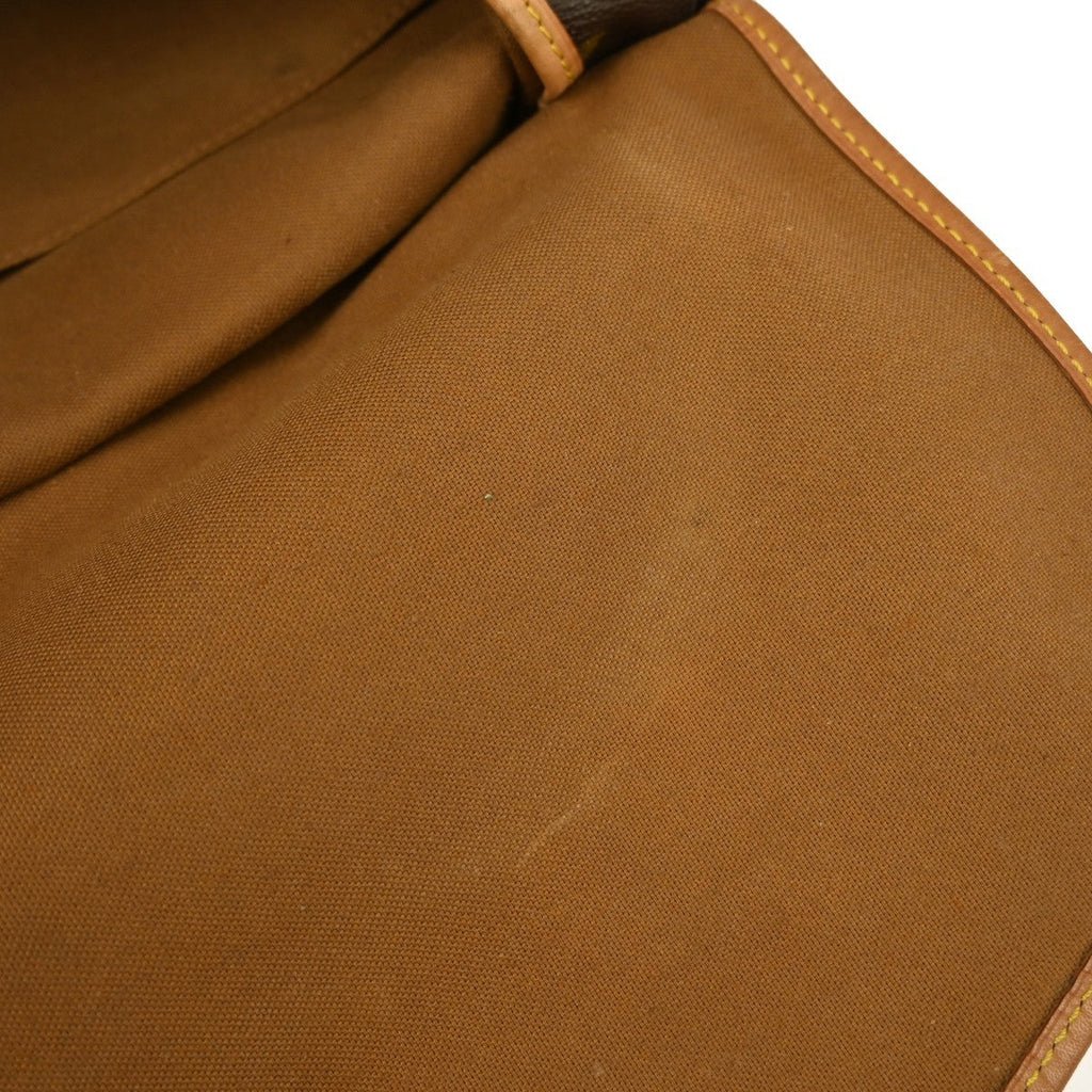 Louis Vuitton Saumur Handbag Monogram Canvas Brown Canvas Shoulder Bag