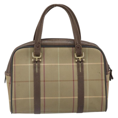 Burberry Nova Handbag Canvas Beige Canvas Handbag