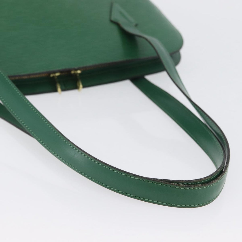 Louis Vuitton Lussac Handbag Epi Leather Green Leather Shoulder Bag