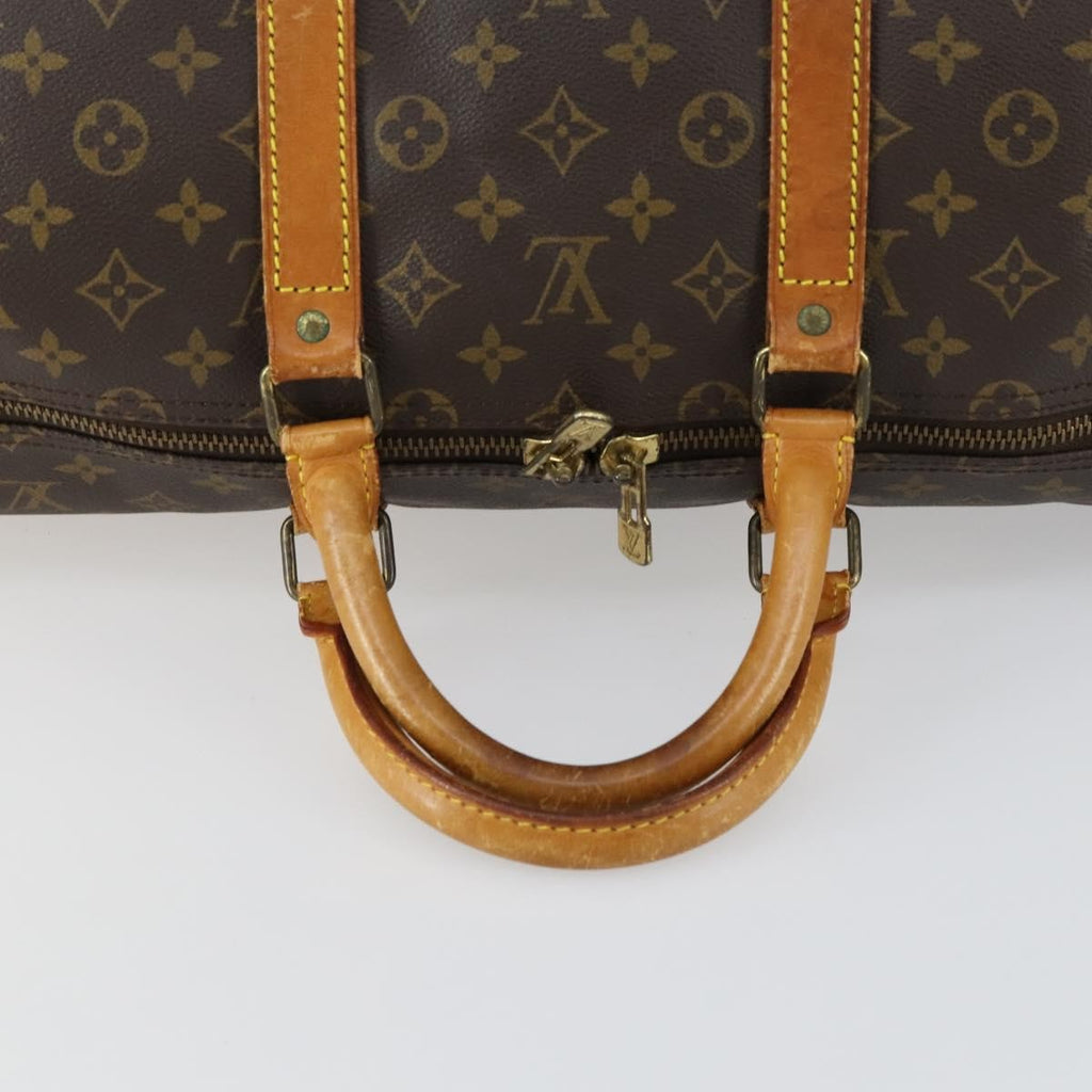 Louis Vuitton Keepall Bag Monogram Canvas Brown Canvas Travel Bag