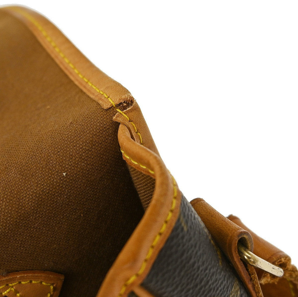Louis Vuitton Sac Gibeciere Messenger Bag Monogram Canvas Brown Canvas Shoulder Bag