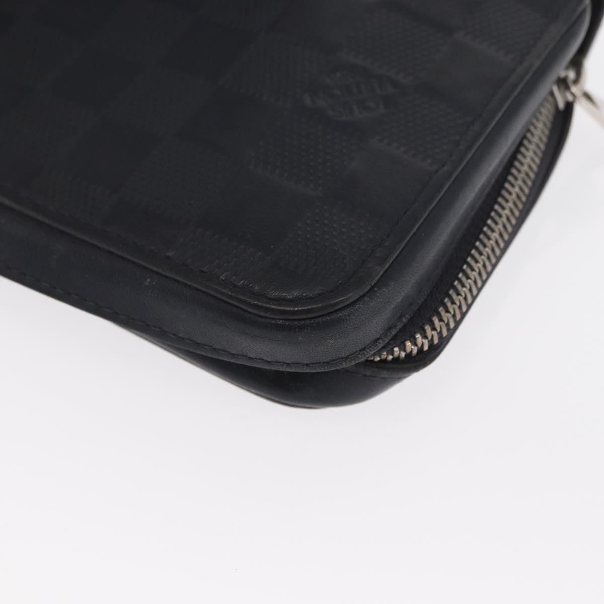 Louis Vuitton Zippy Xl Damier Leather Black Leather Wallets Accessory
