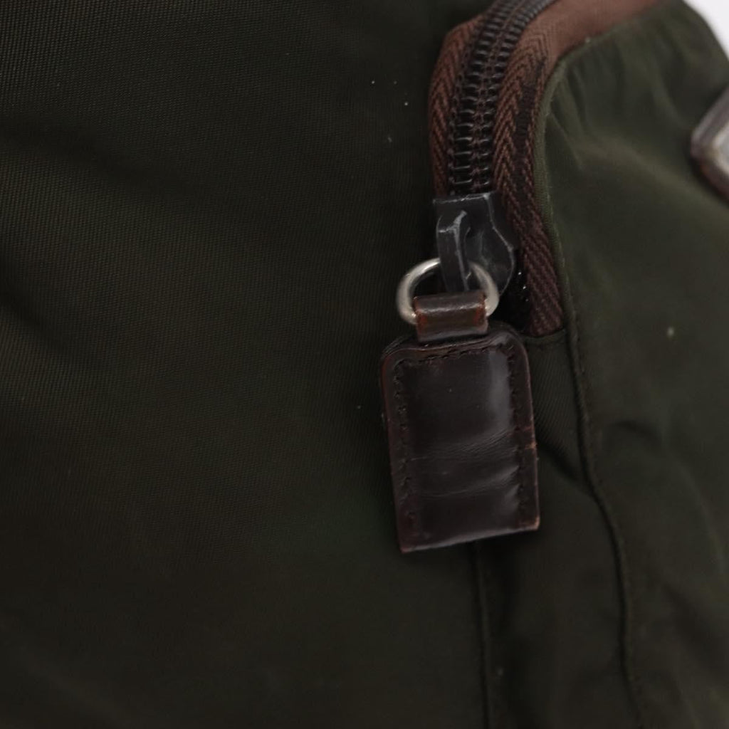 Prada Front Pocket Backpack Tessuto Khaki Nylon Backpack Bag