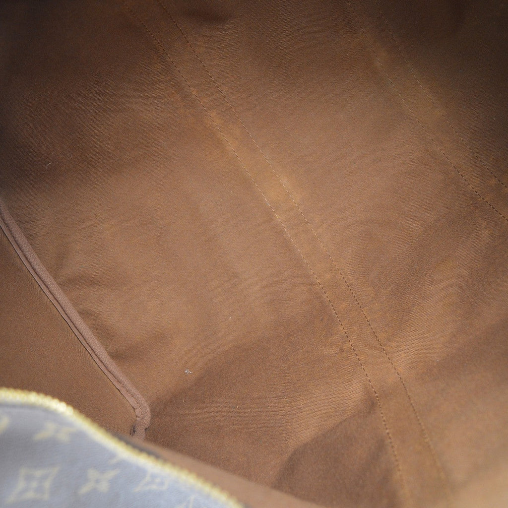 Louis Vuitton Keepall Bag Monogram Canvas Brown Canvas Travel Bag