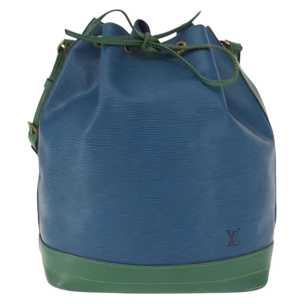 Louis Vuitton Bicolor Noe Handbag Epi Leather Blue Leather Shoulder Bag