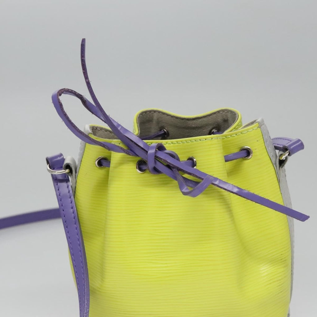Louis Vuitton Neonoe Handbag Epi Leather Yellow Leather Bag