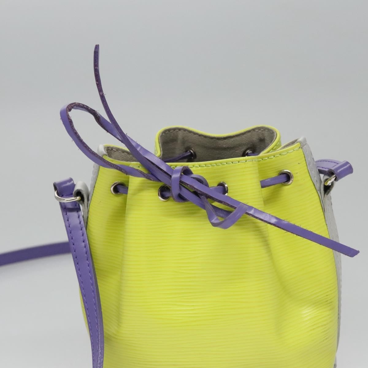 Louis Vuitton Neonoe Handbag Epi Leather Yellow Leather Bag