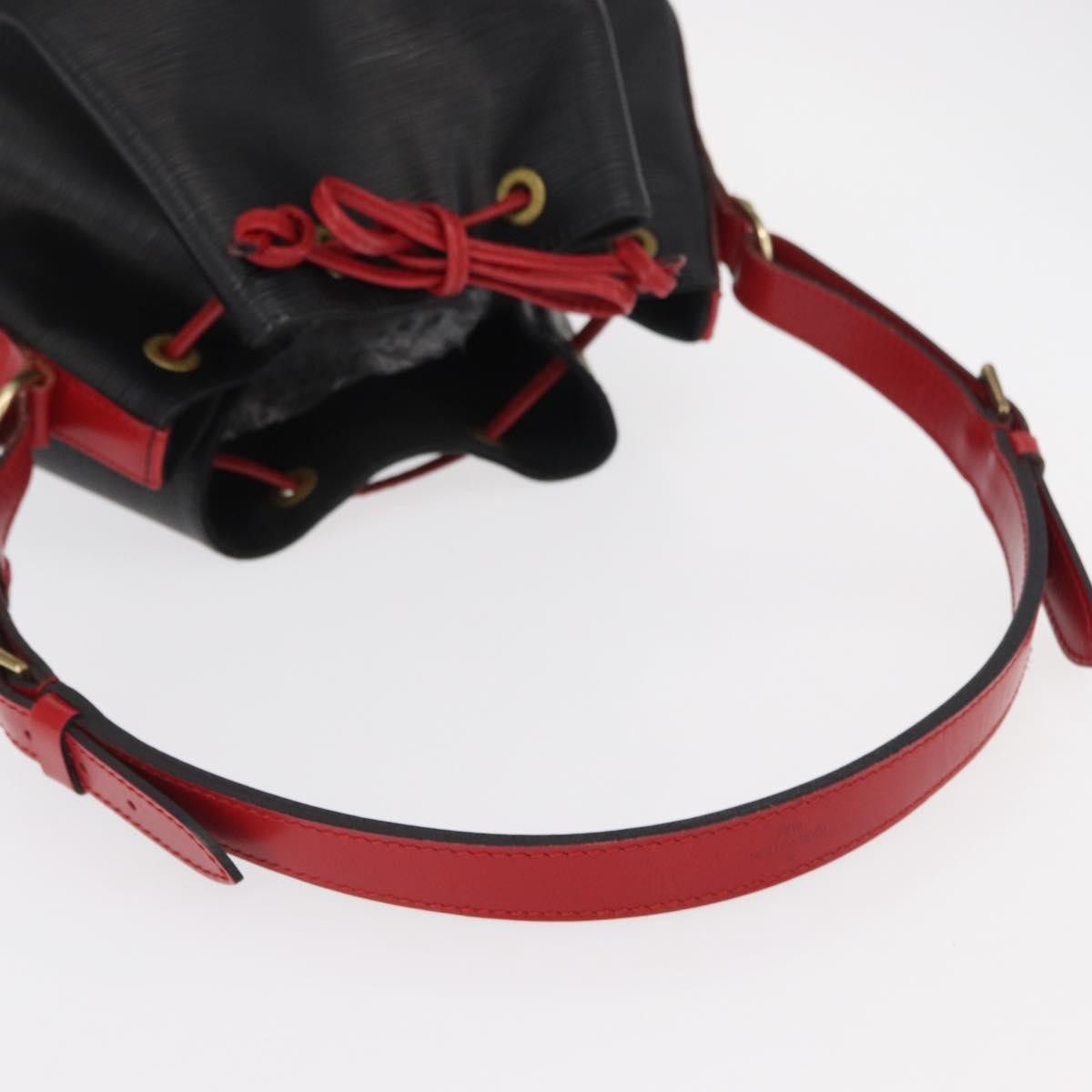 Louis Vuitton Bicolor Noe Handbag Epi Leather Black Leather Shoulder Bag