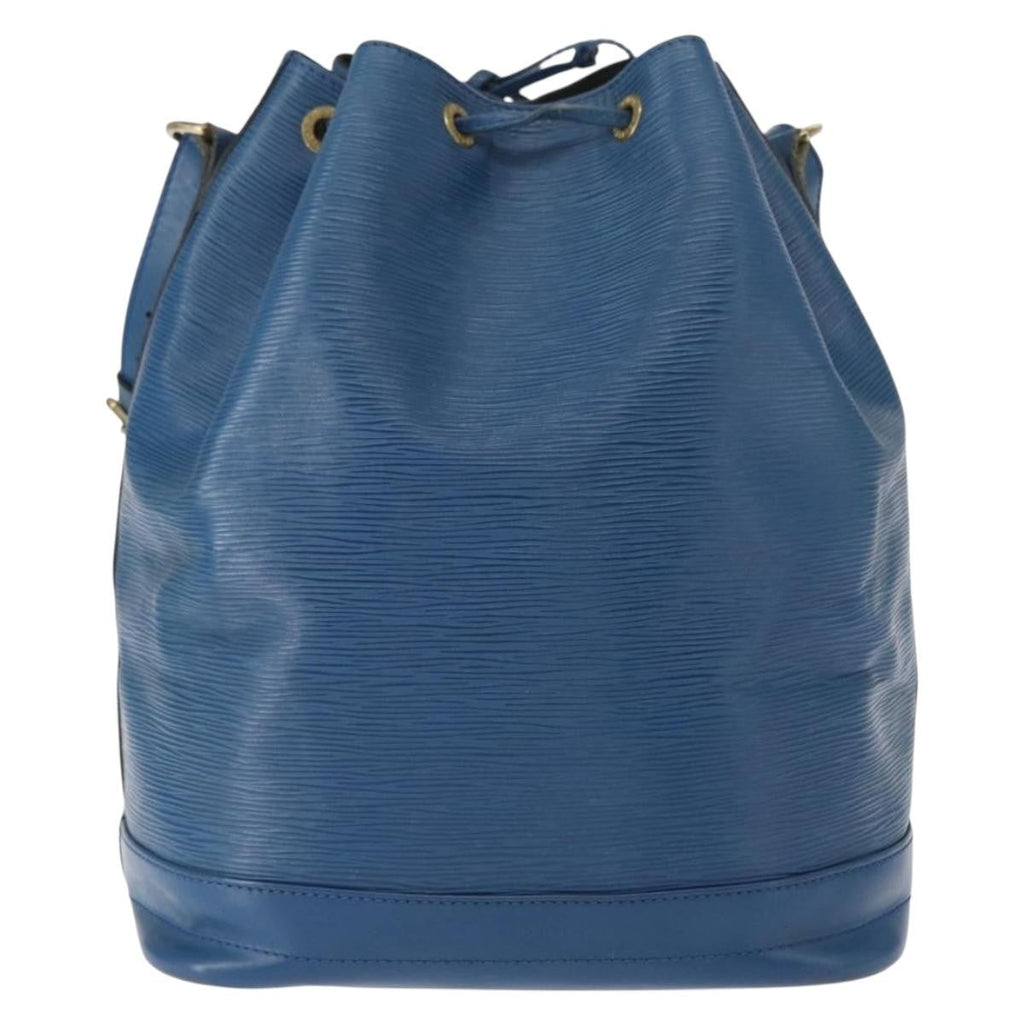 Louis Vuitton Noe Handbag Epi Leather Blue Leather Shoulder Bag