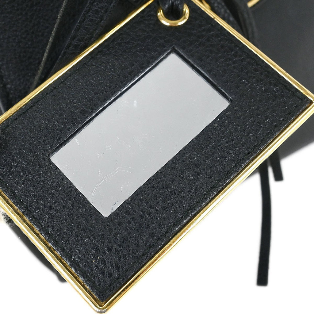 Balenciaga Papier A4 Classic Metallic Edge Bag Leather Black Leather Tote Bag