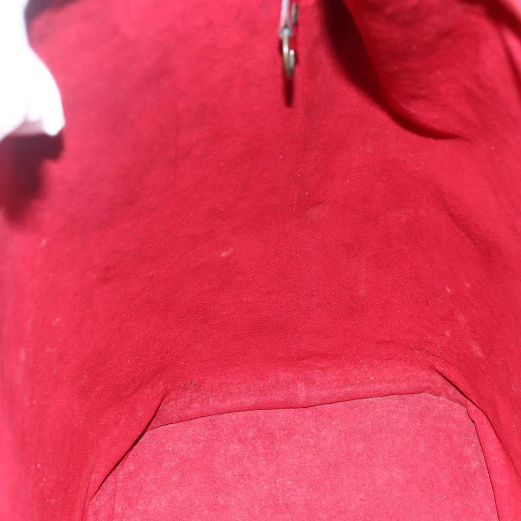 Louis Vuitton Noe Shoulder Bag Leather Red Leather Shoulder Bag