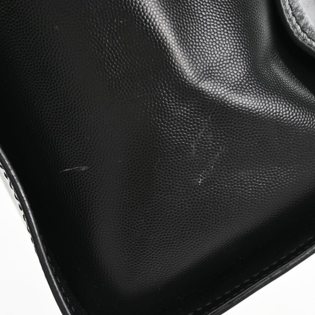 Chanel Deauville Tote Studded Caviar Black Leather Tote Bag Bag