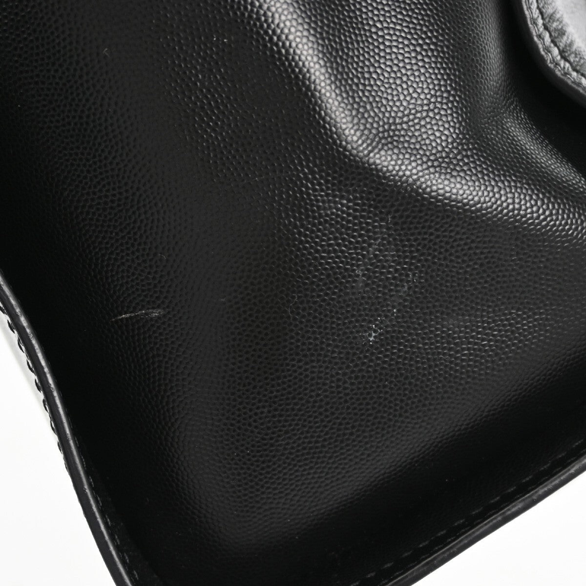 Chanel Deauville Tote Studded Caviar Black Leather Tote Bag Bag