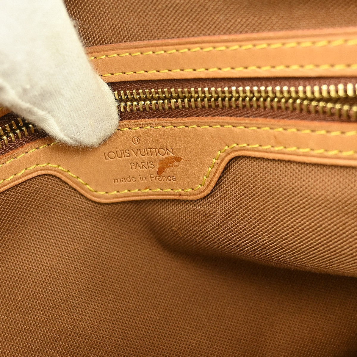 Louis Vuitton Cabas Piano Monogram Canvas Brown Canvas Tote Bag