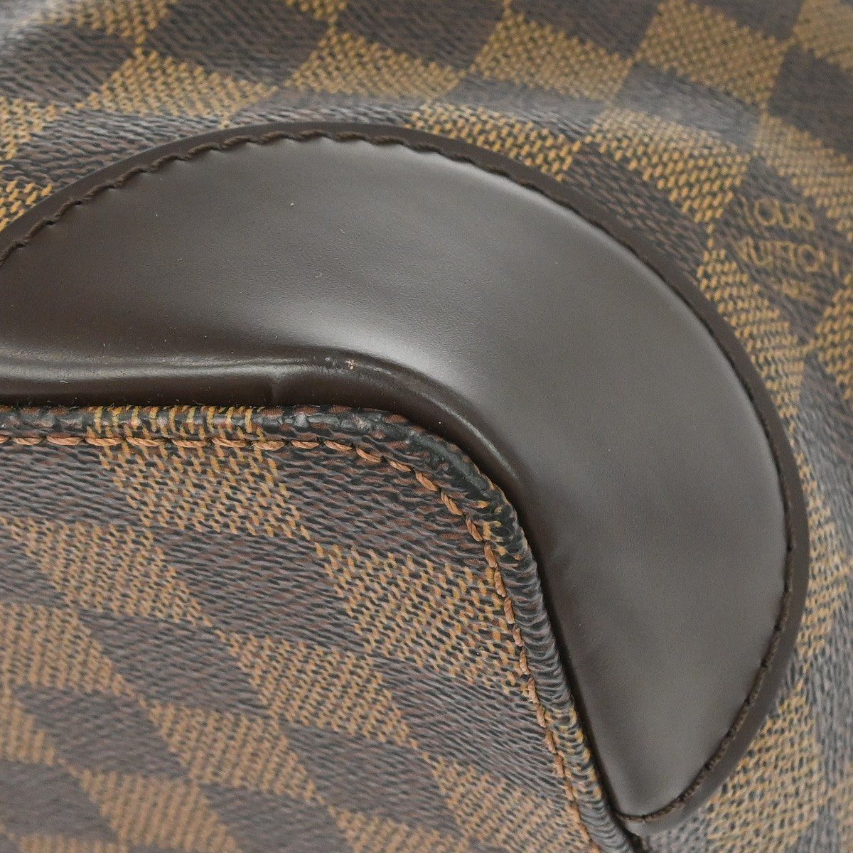 Louis Vuitton Hampstead Handbag Damier Brown Canvas Tote Bag
