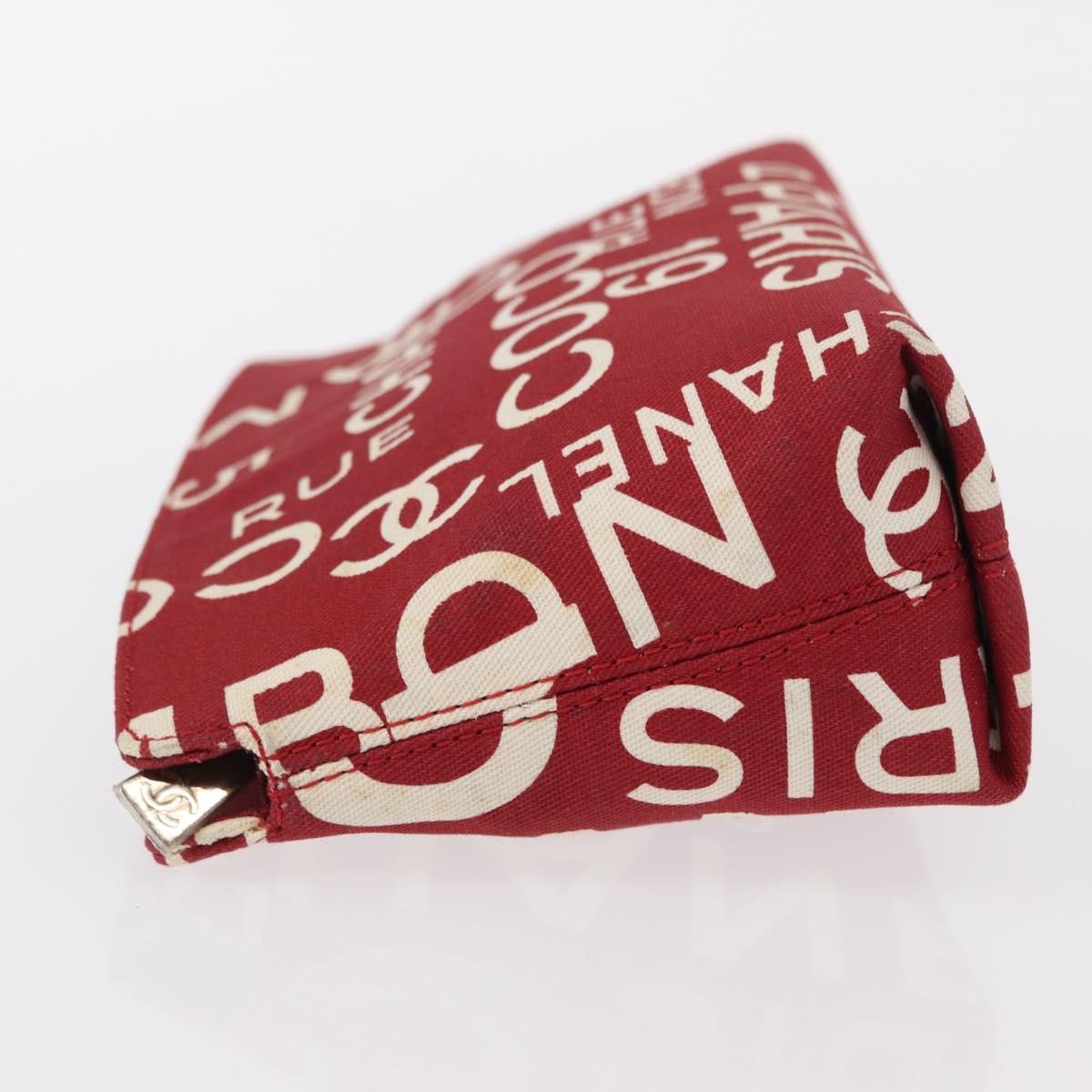 Chanel 31 Rue Cambon Clutch Canvas Red Canvas Clutche & Pouche Bag
