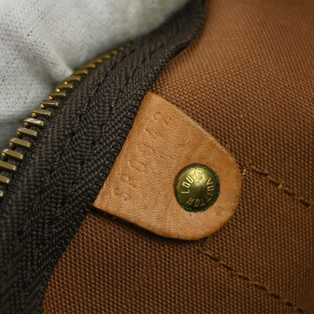 Louis Vuitton Keepall Bag Monogram Canvas Brown Canvas Travel Bag