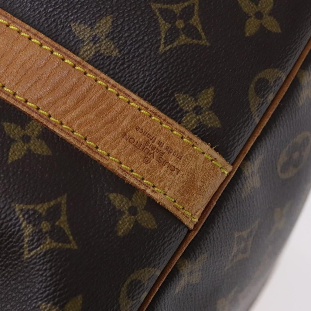 Louis Vuitton Keepall Bandouliere Bag Monogram Canvas Brown Canvas Travel Bag