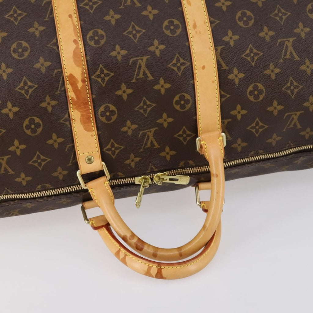 Louis Vuitton Keepall Bandouliere Bag Monogram Canvas Brown Canvas Bag