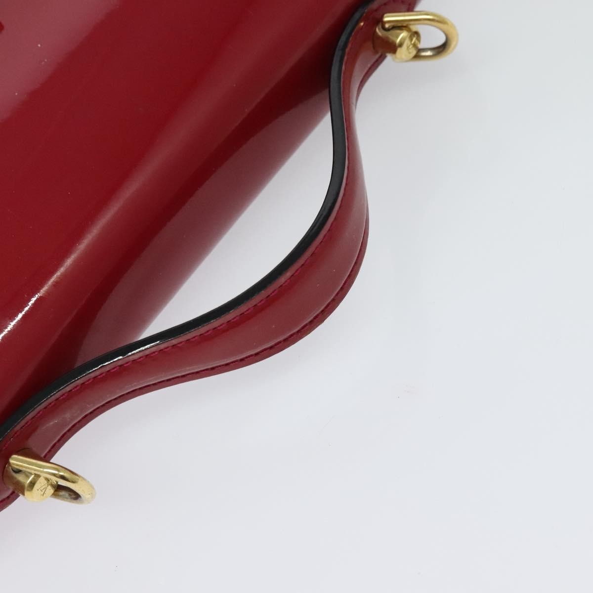 Louis Vuitton Monceau Handbag Vernis Burgundy Patent_Leather Bag