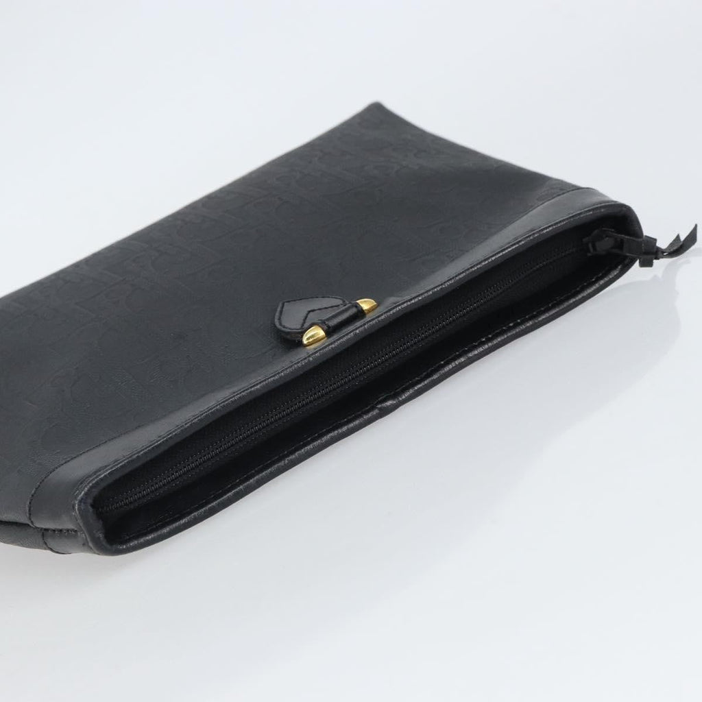 Christian Dior Trotter Pouch Canvas Black Canvas Clutche & Pouche Bag (Pre-Owned)
