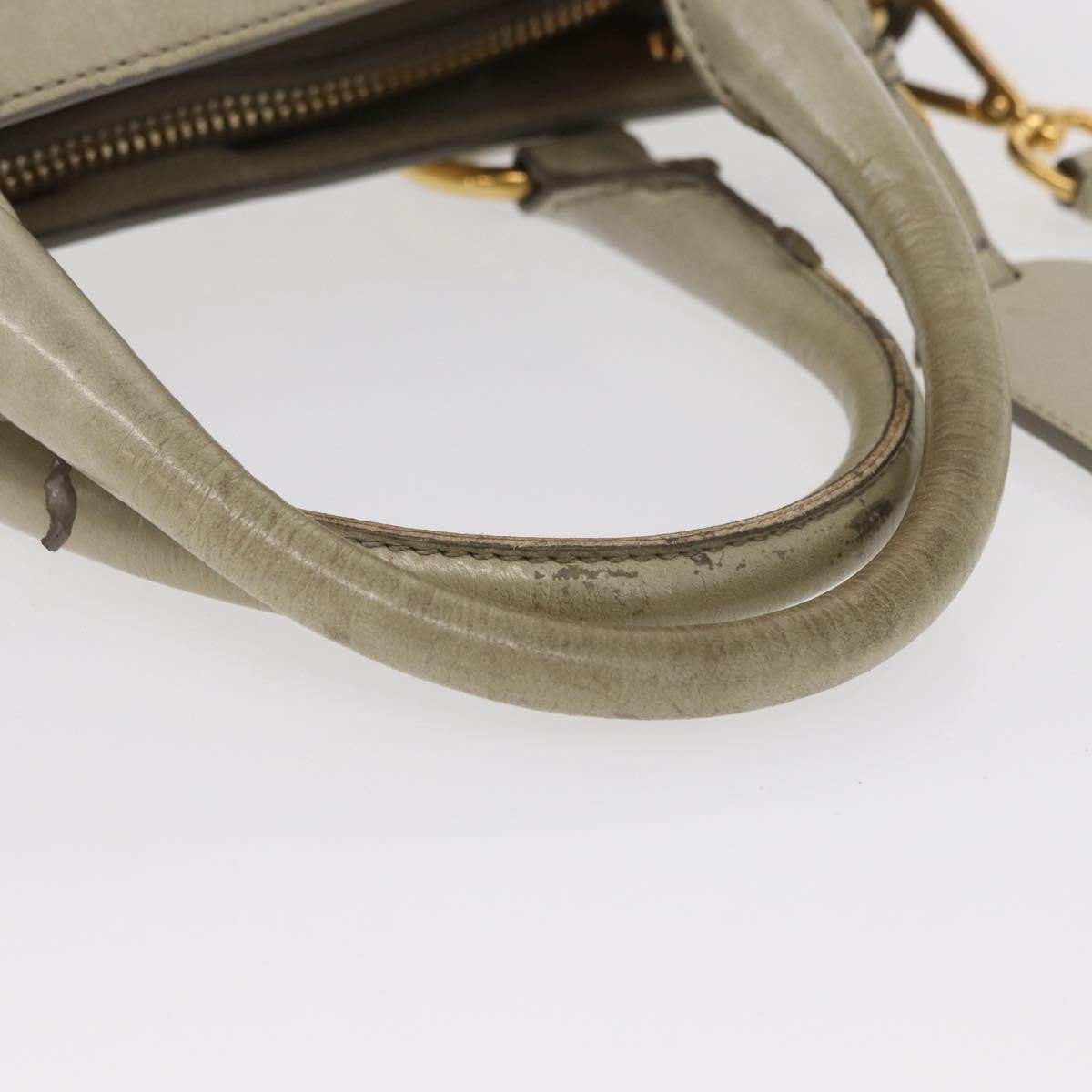 Prada Tote Vitello Daino Vitello Daino Beige Leather Handbag