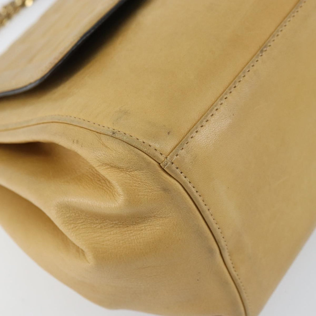 Chanel Chocolate Bar Accordion Reissue Flap Bag Quilted Lambskin Beige Leather Shoulder Bag Bag