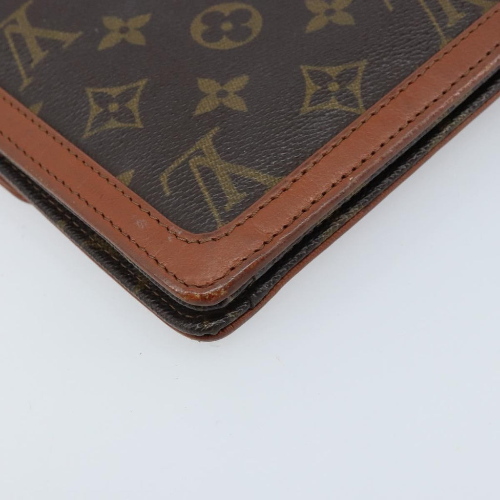 Louis Vuitton Dame Pochette Monogram Canvas Brown Canvas Clutche & Pouche Bag