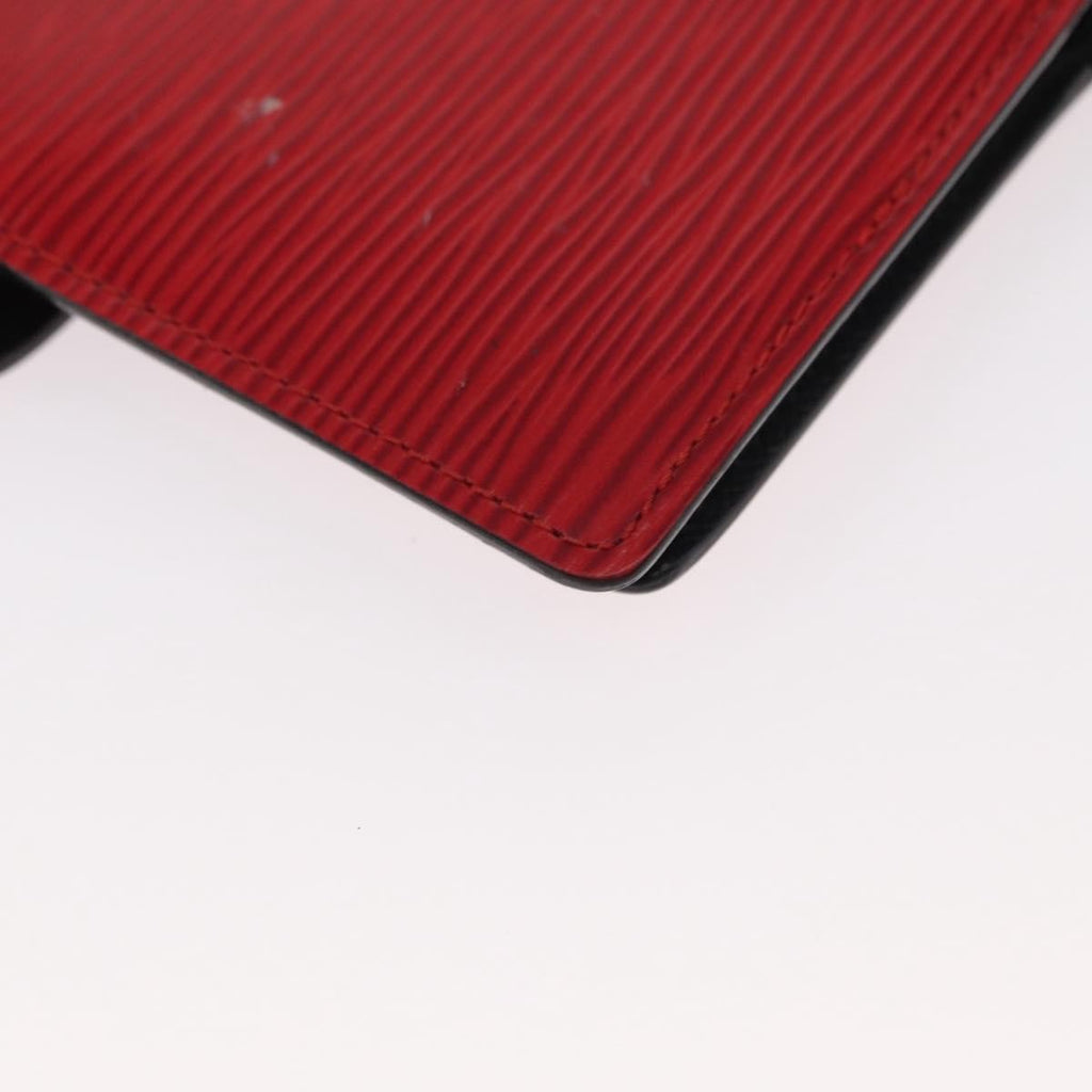 Louis Vuitton Agenda Cover Epi Leather Red Leather Wallets Accessory