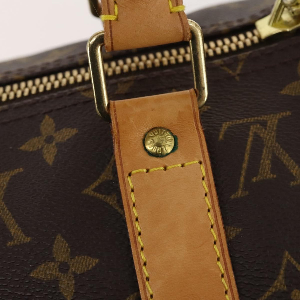 Louis Vuitton Keepall Bag Monogram Canvas Brown Canvas Travel Bag