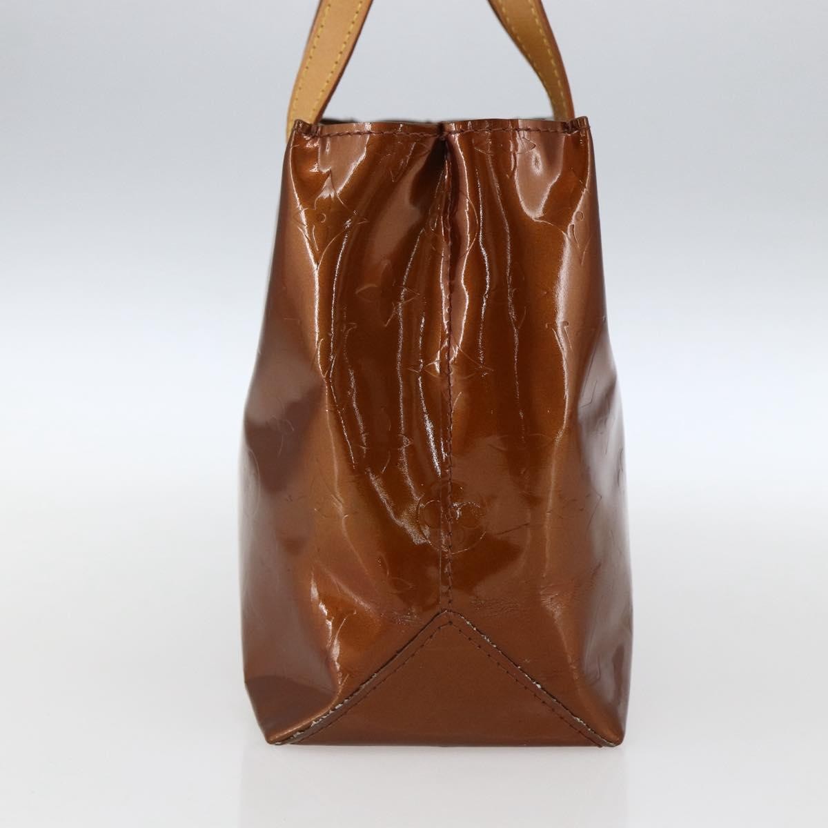 Louis Vuitton Reade Handbag Monogram Vernis Brown Patent_Leather Handbag