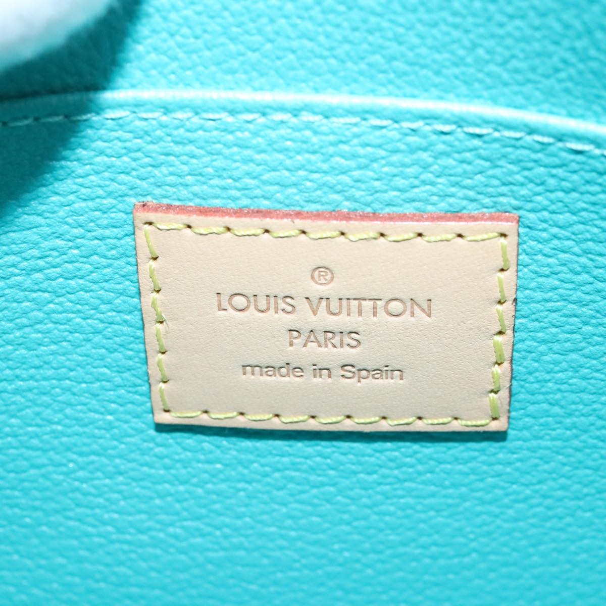 Louis Vuitton Cosmetic Pouch Monogram Vernis Blue Patent_Leather Clutche & Pouche Bag