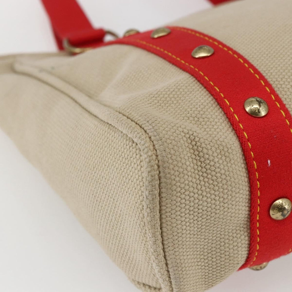 Louis Vuitton Antigua Tote Canvas Beige Canvas Tote Bag
