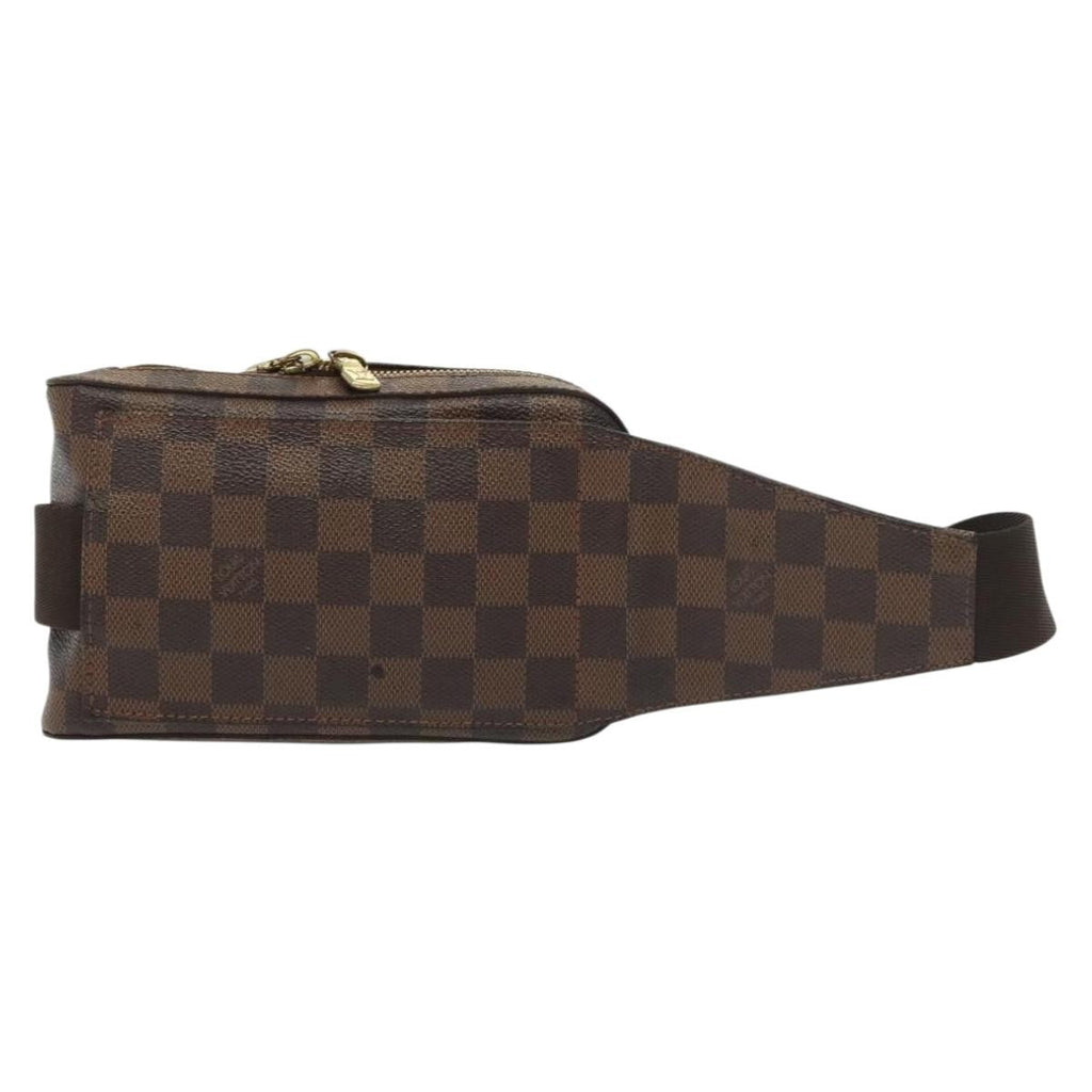 Louis Vuitton Geronimos Waist Bag Damier Brown Canvas Clutche & Pouche Bag