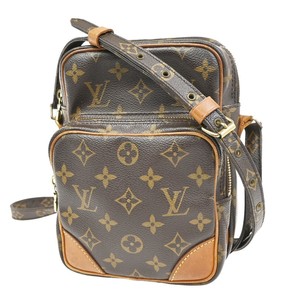 Louis Vuitton Amazone Bag Monogram Canvas Brown Canvas Shoulder Bag