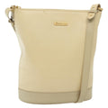 Burberry Shoulder Bag Leather Beige Leather Shoulder Bag