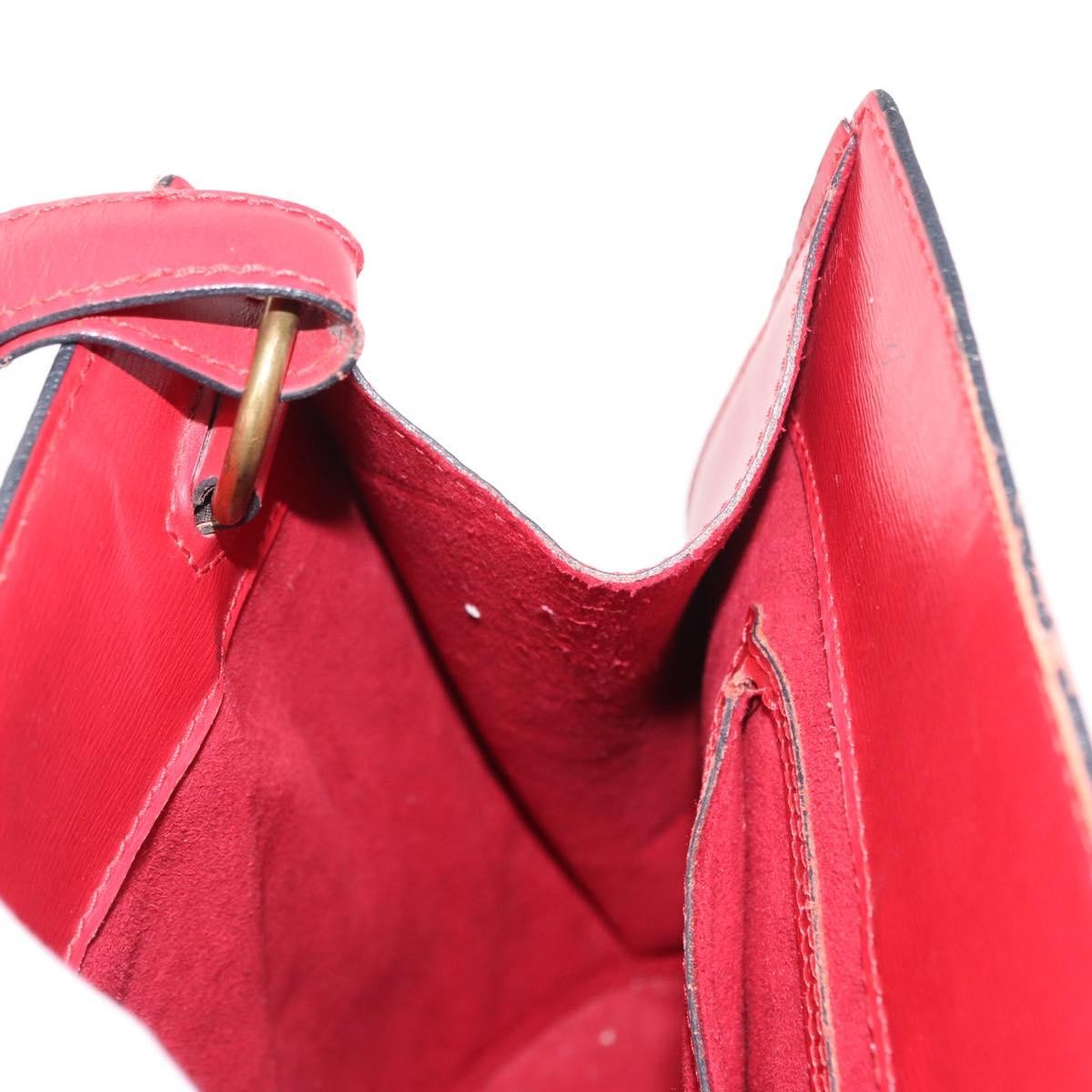 Louis Vuitton Cluny Shoulder Bag Epi Leather Red Leather Shoulder Bag