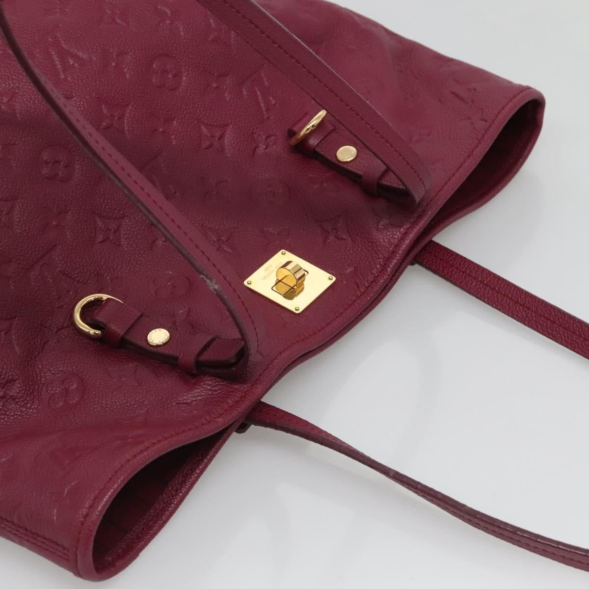 Louis Vuitton Citadine Handbag Monogram Empreinte Leather Purple Leather Tote Bag