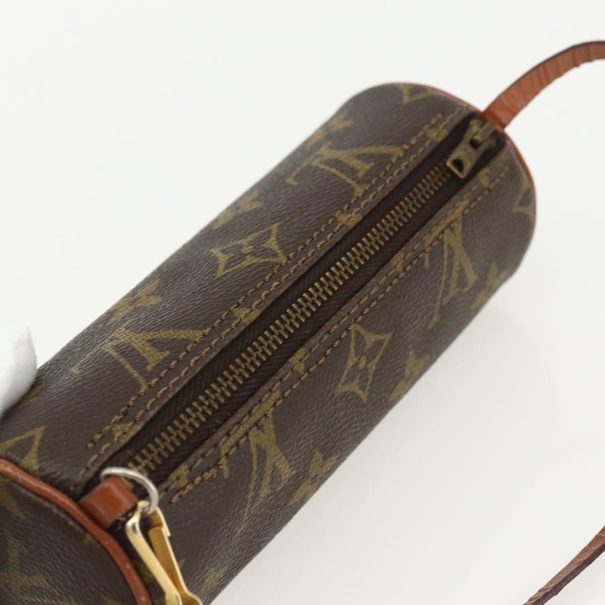 Louis Vuitton Papillon Pochette Monogram Canvas Brown Canvas Clutche & Pouche Bag