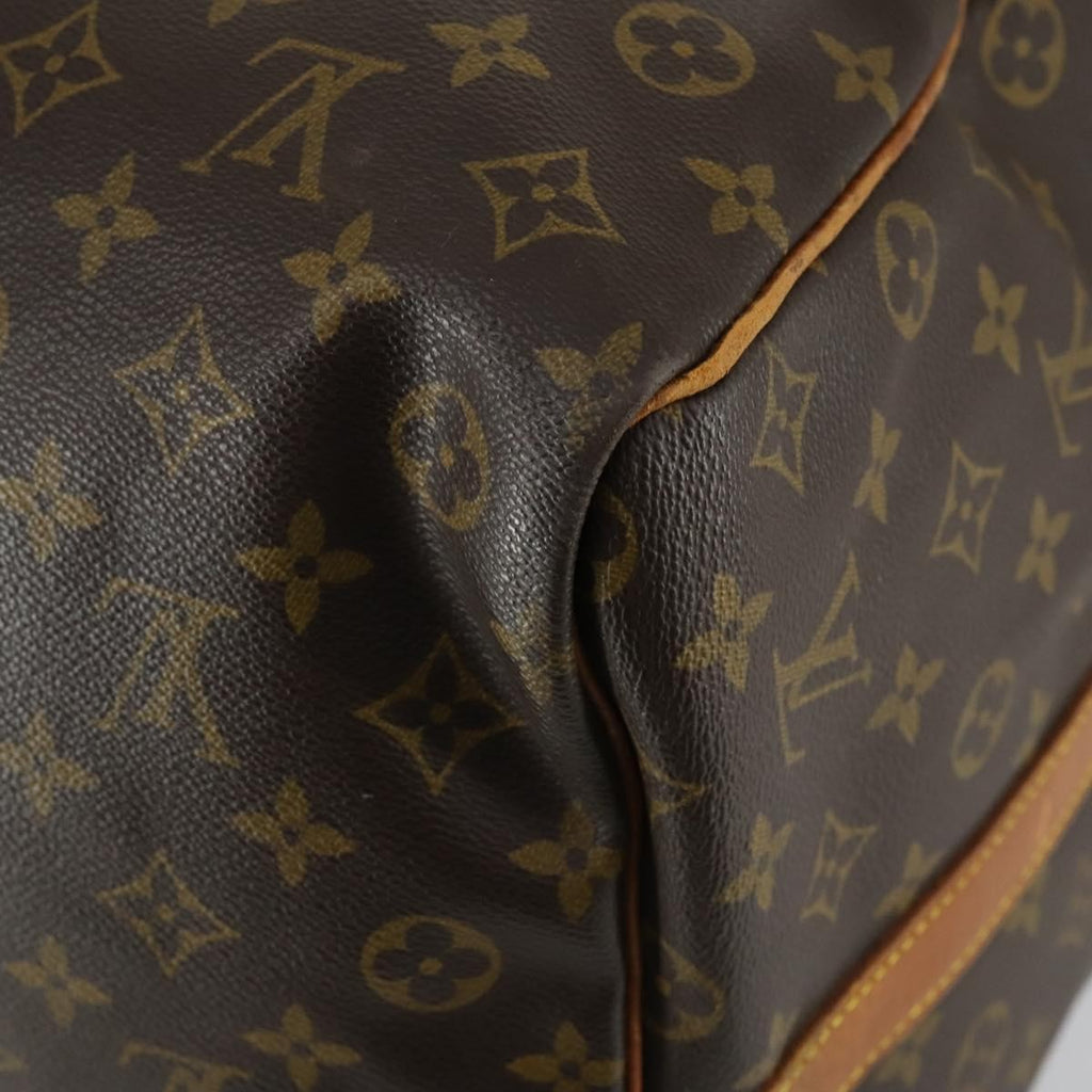 Louis Vuitton Keepall Bandouliere Bag Monogram Canvas Brown Canvas Travel Bag