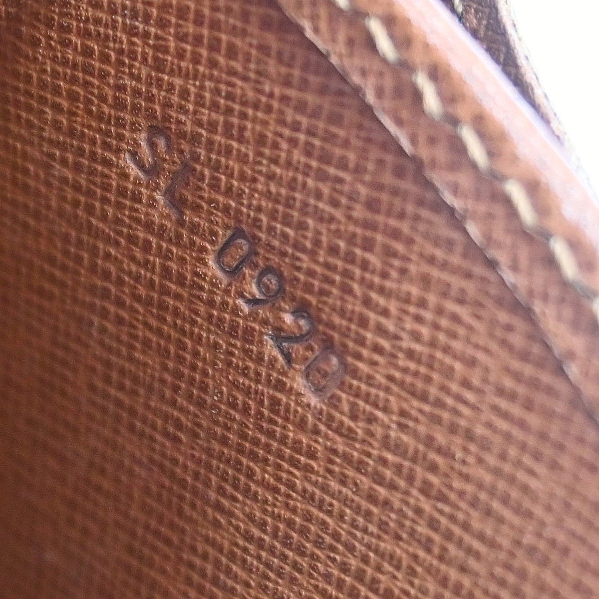 Louis Vuitton Cartouchiere Handbag Monogram Canvas Brown Canvas Crossbody Bag