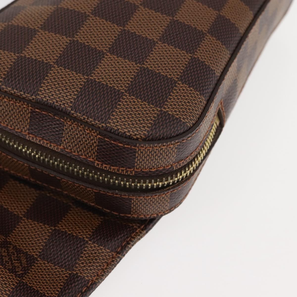 Louis Vuitton Geronimos Waist Bag Damier Brown Canvas Shoulder Bag