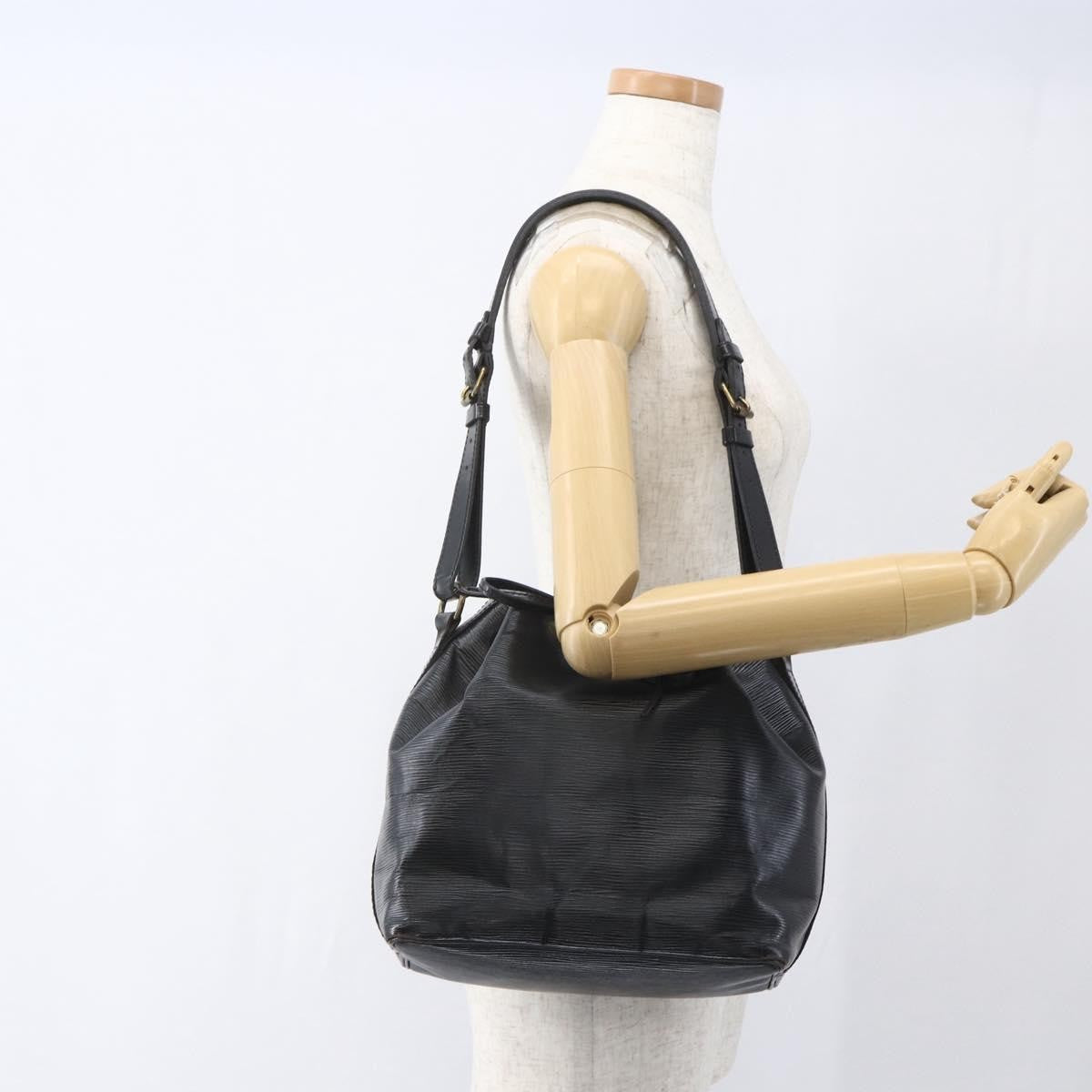 Louis Vuitton Petit Noe Handbag Epi Leather Black Leather Shoulder Bag