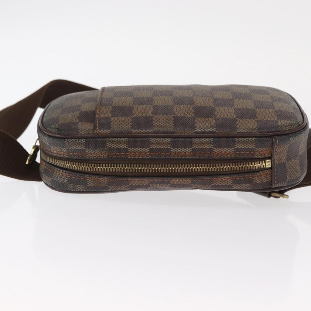 Louis Vuitton Pochette Gange Damier Brown Canvas Clutche & Pouche Bag