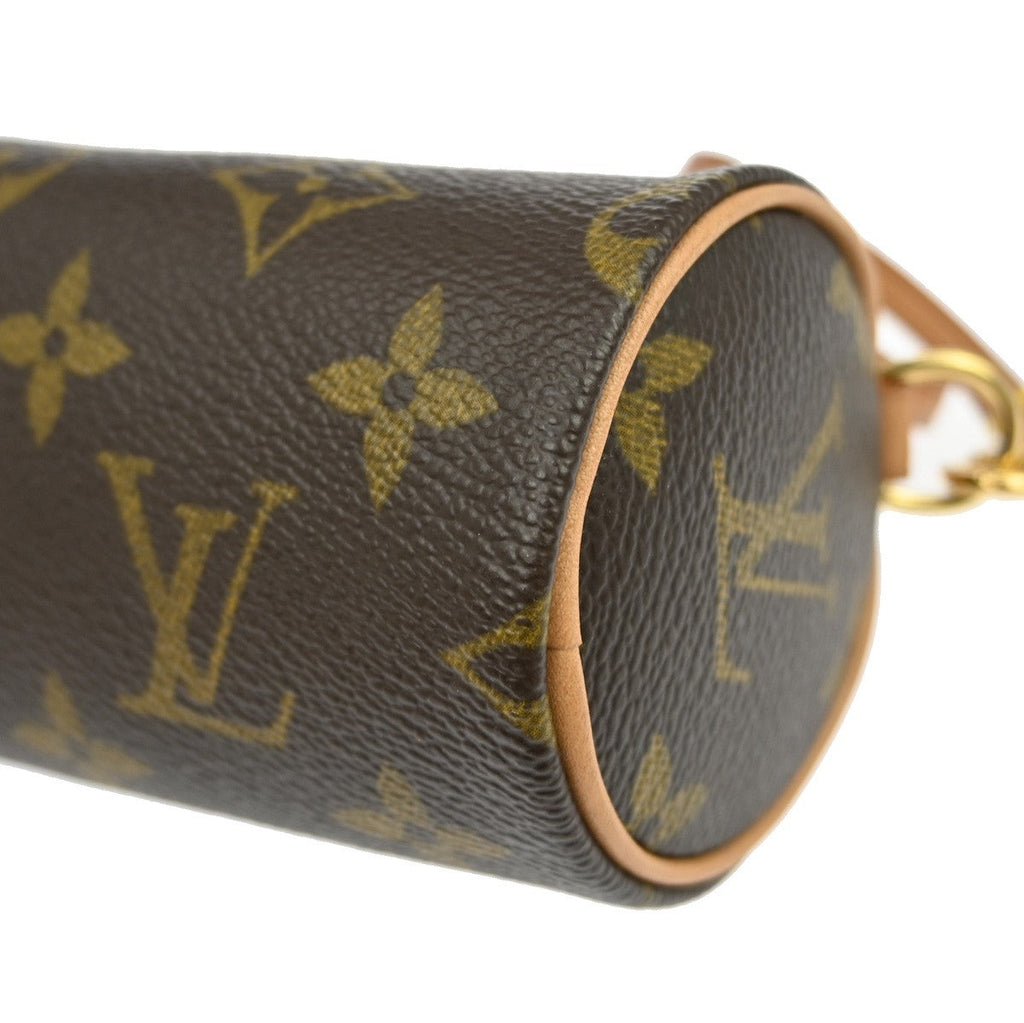 Louis Vuitton Papillon Pochette Monogram Canvas Brown Canvas Clutche & Pouche Bag