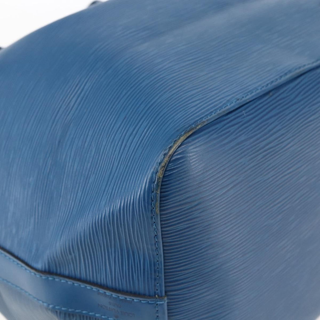 Louis Vuitton Noe Handbag Epi Leather Blue Leather Shoulder Bag