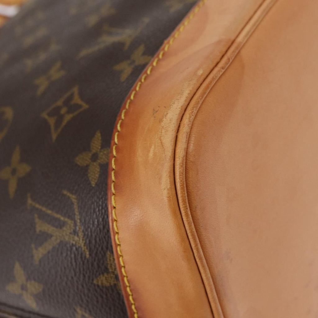 Louis Vuitton Alma Handbag Monogram Canvas Brown Canvas Handbag