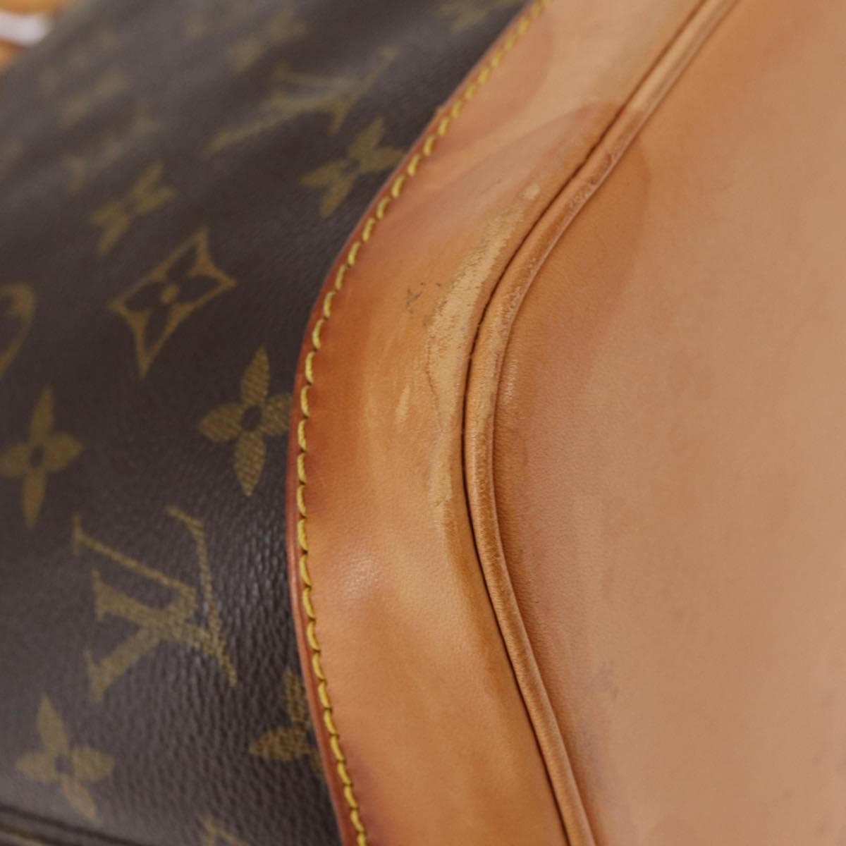 Louis Vuitton Alma Handbag Monogram Canvas Brown Canvas Handbag