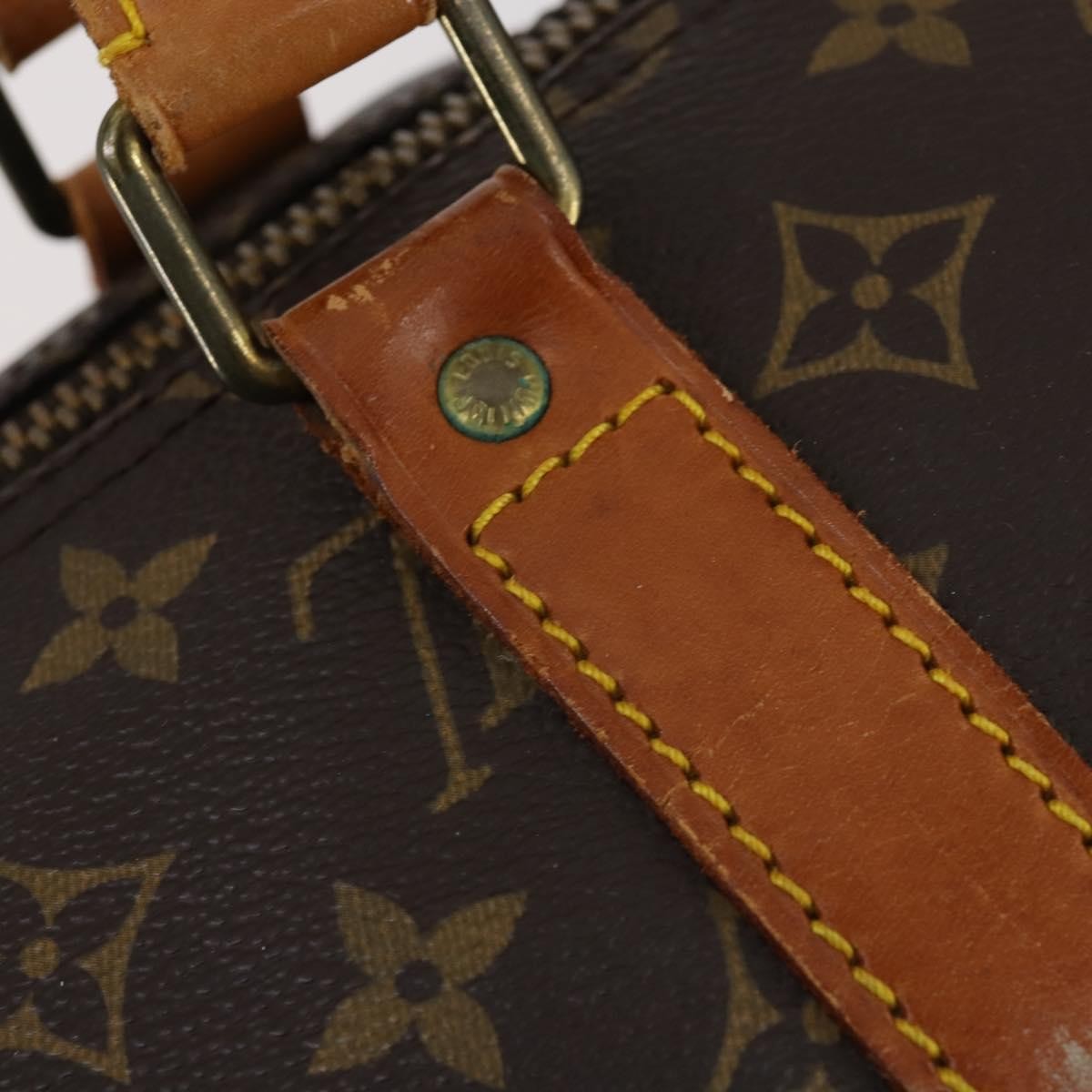 Louis Vuitton Keepall Bag Monogram Canvas Brown Canvas Travel Bag