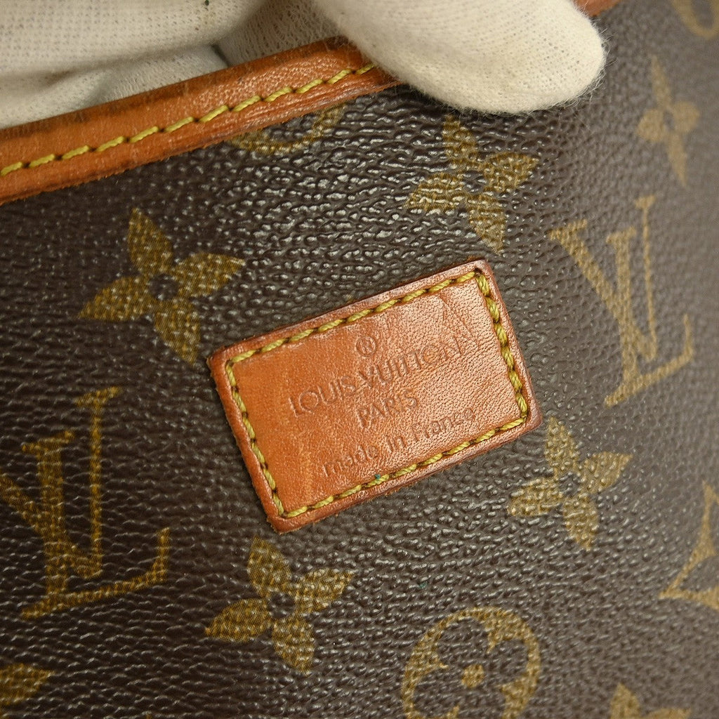 Louis Vuitton Saumur Handbag Monogram Canvas Brown Canvas Shoulder Bag